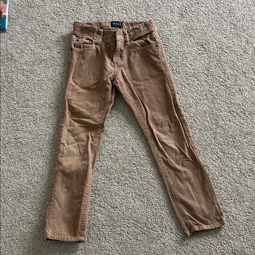 Place Men's Tan Corduroy Pants